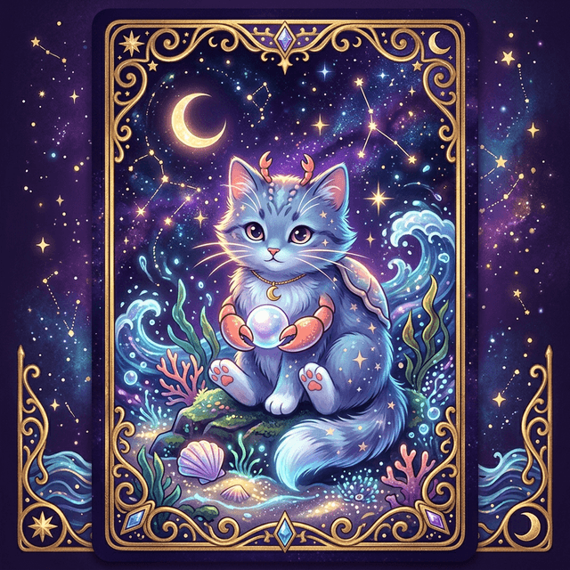 Cancer Cat Tarot