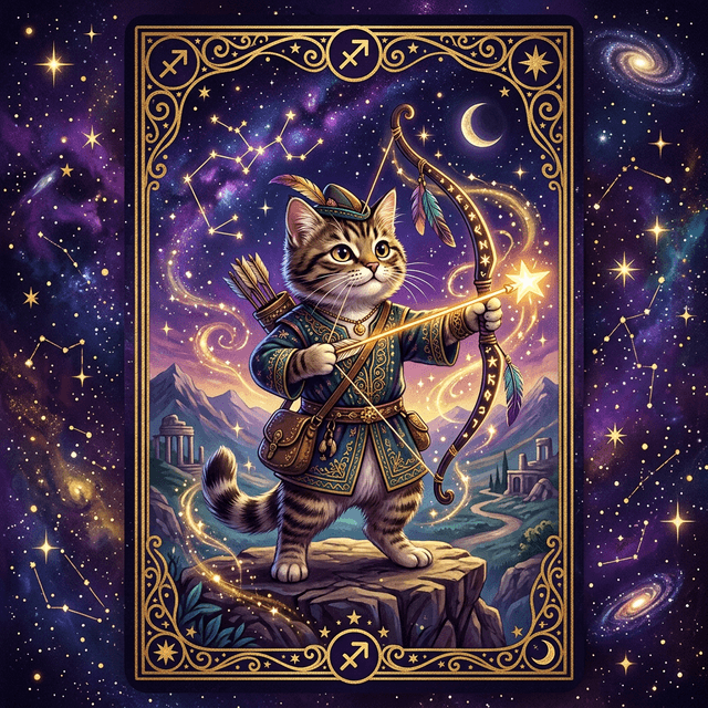 Sagittarius Cat Tarot