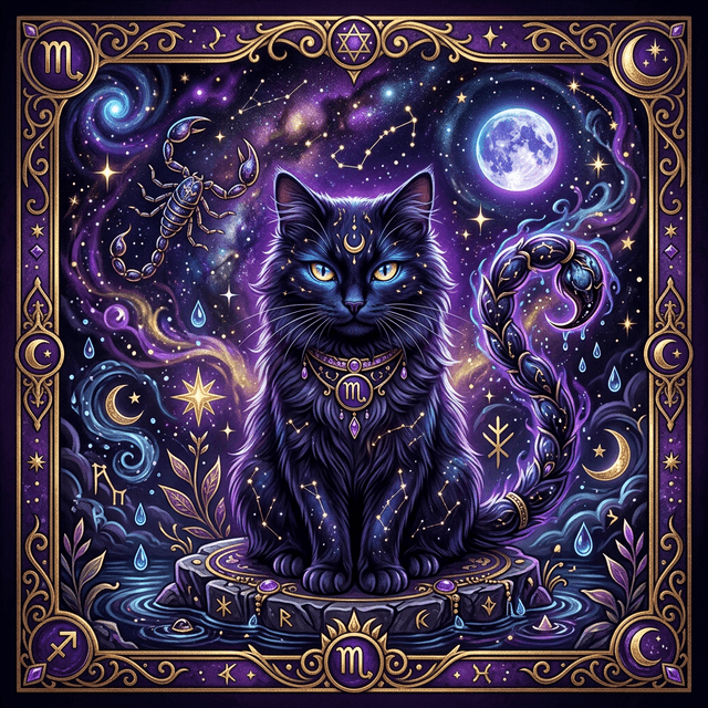 Scorpio Cat Tarot
